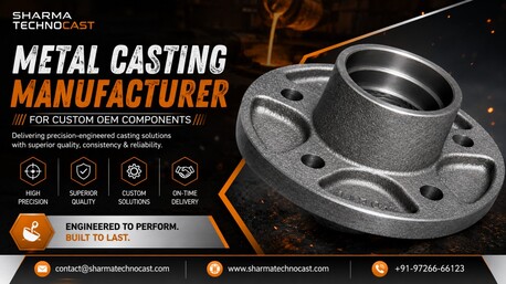 Ahmedabad, Business, Metal Casting Manufacturer For Custom OEM Components &ndash; Sharma Technocast