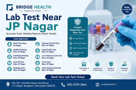 Bangalore, Health, Lab Test Near JP Nagar | Bridge Health Diagnostic Centre