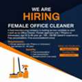 Hiring: Female Office Cleaner (Local Transfer Only)