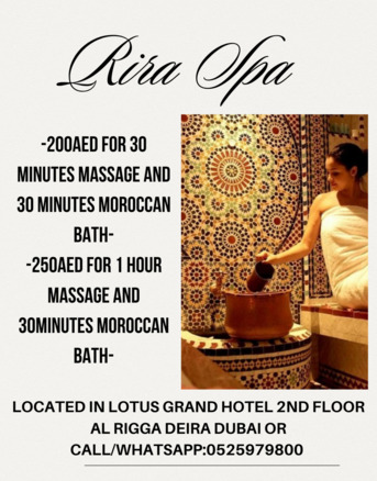 Al Rigga, Health, Rira Spa Offer 7/6/2026