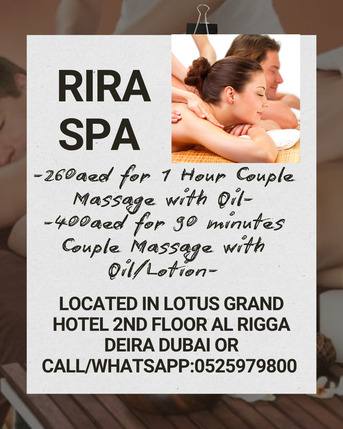 Al Rigga, Health, Rira Spa Offer 7/6/2026