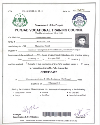 Buraidah, Job Seekers, Muhammad Usman &ndash; Professional CCTV Technician Expert In CCTV Camera Installation, DVR/NVR