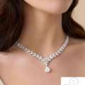USD 150,  Wedding Necklaces | Bridal Necklace Jewelry | Ellee Couture Boutique