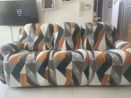 Zinj, Furniture, BHD 20,  Solid Leather 3 Seater Recliner  Sofa For Sale