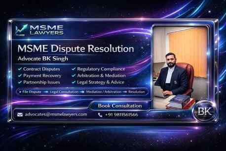 Lucknow, Legal, How Does MSME Dispute Resolution Support Small Businesses?