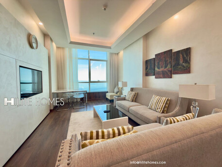 Sharq, Apartments, Flats, Houses & Villas, KWD 550/month,  Furnished,  1 BR,  Luxury One Bedroom Apartment For Rent , Sharq