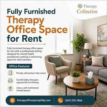 New York, Business, Professional Therapy Space Ready For Your Practice