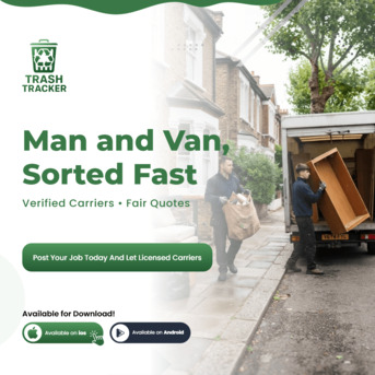 Birmingham, Recycling, Find Trusted Man And Van Rubbish Removal With The TrashTracker App