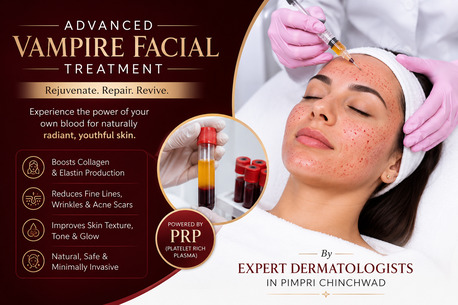 Pune, Health, Advanced Vampire Facial Treatment In Pimpri Chinchwad By Expert Dermatologists