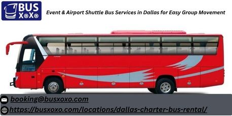  , Event & Airport Shuttle Bus Services In Dallas For Easy Group Movement, 1
