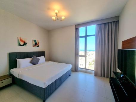 Amwaj Islands, Apartments, Flats, Houses & Villas, BHD 400/month,  Furnished,  2 BR,  120 Sq. Meter,  Sea View 2 BR FF Apartment With Balcony & Wifi For Rent