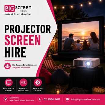 Sydney, Event Planning, Projector Screen Hire For Outdoor Movies And Events In Sydney