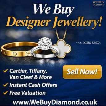 London, Items Wanted, Sell Your Designer Jewellery - Trusted UK Buyers 💎