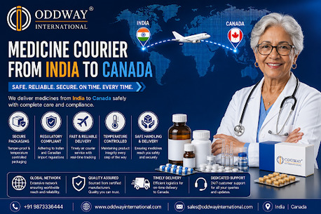 Toronto, Businesses For Sale, Courier Medicines From India To Canada For Bulk Healthcare Supply | Oddway International