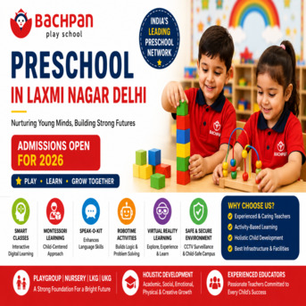 Laxmi Nagar, Daycare, Play School Laxmi Nagar Delhi | Trusted Preschool For Early Learning