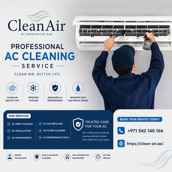 Dubai, Air Conditioning, Expert AC Cleaning Services In Dubai | Improve Air Quality