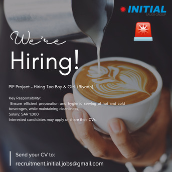 Riyadh, Jobs, Tea Boy