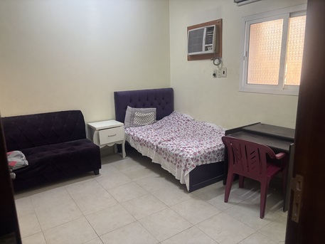 Al Adama, Rooms for Rent, SAR 1000/month,  30 Sq. Meter,  Single Furnished Room In Fully Equipped Flat