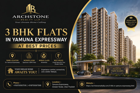 Greater Noida, Real Estate, 3 BHK Flats In Yamuna Expressway At Best Prices | Archstone Realty LLP