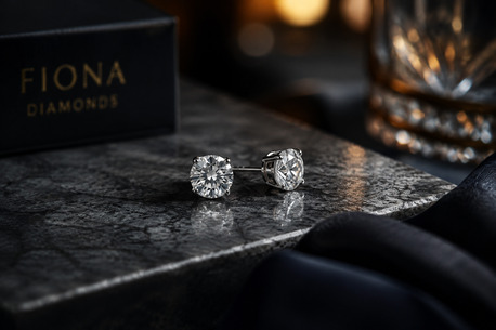 Pune, Clothing & Accessories, Men Diamond Studs Near Koregaon Park | Fiona Diamonds