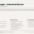 Sales Manager &ndash; Industrial Sector &ldquo;Oil & Gas&rdquo;