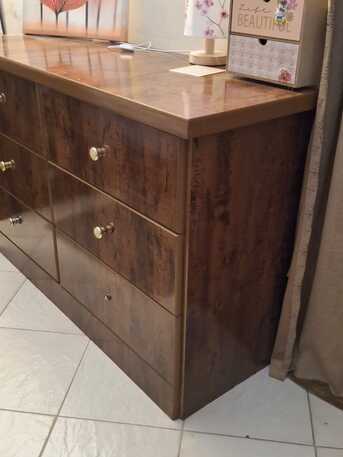 Jeddah, Furniture, SAR 150,  York 6-Drawer Wooden Dresser / Chest Of Drawers &ndash; Excellent Condition &ndash; Jeddah