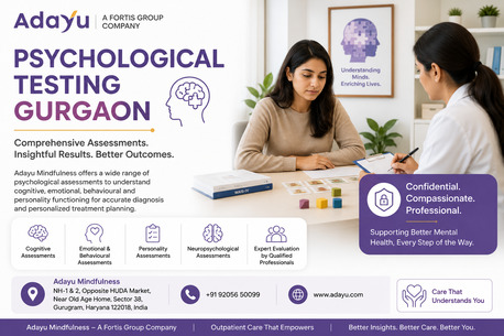 Gurugram, Health, Psychological Testing Gurgaon | Adayu Mindfulness