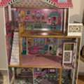 SAR 100,  Large KidKraft Wooden Dollhouse With Manual Elevator And Stairs &ndash; Excellent Condition