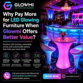 Toronto, Furniture, CAD 2850,  Why Pay More For LED Glowing Furniture When Glowmi Offers Better Value?