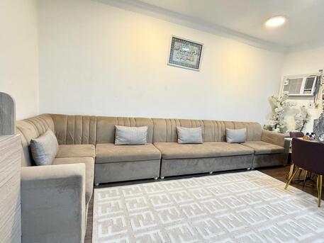 Jubail, Furniture, SAR 500,  L‑Shaped Grey Sofa