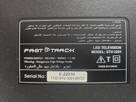 Sanad, Electronics, BHD 22,  32 Inch Fastrack TV For Sale