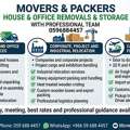 MOVERS▲AND▲PACKERS▲HOUSE▲OFFICE▲REMOVALS & STORAGE WITH█PROFESSIONAL TEAM █►0596884457..._