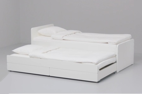 Khobar, Furniture, SAR 600,  IKEA Bed Frame With Underbed & Storage Like New!