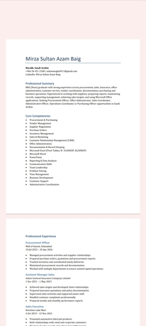 Riyadh, Job Seekers, Experienced HR & Admin Officer Seeking Job In Riyadh