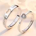 USD 19,  Matching Couple Rings | Adjustable Promise Ring Set