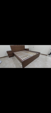 Dammam, Furniture, SAR 1500,  Ikea Bed, Wardrobe, 2 Side Tables, Mirror Selling For Low Price Sar 1500 Khobar Shamalia