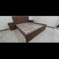 SAR 1500,  Ikea Bed, Wardrobe, 2 Side Tables, Mirror Selling For Low Price Sar 1500 Khobar Shamalia