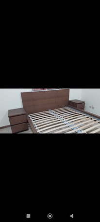Dammam, Furniture, SAR 1500,  Ikea Bed, Wardrobe, 2 Side Tables, Mirror Selling For Low Price Sar 1500 Khobar Shamalia