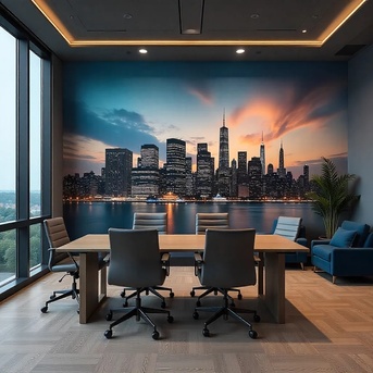 New York, Business, Custom Office Wall Murals In Flower Mound With InceptionPoint Signworks