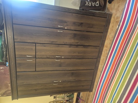Al Ghadir, Furniture, SAR 1100,  Complete Bedroom 5pieces With Medical Mattress In Great Condition