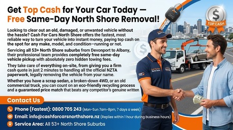 Auckland, Auto Parts, Get Rid Of Your Unwanted Car Today &ndash; We Pay Top Cash Across The North Shore!