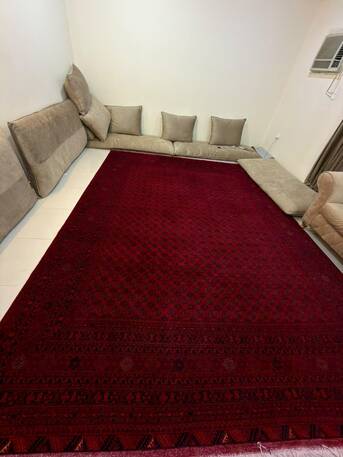 Al Safa, Furniture, Sar 6750,  Authentic Afghan Handmade Carpet &ndash; Premium Quality