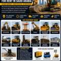 All Types Of Construction Equipment For Rent In  Saudi Arabia