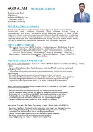 Riyadh, Job Seekers, Graduate Mechanical Engineer