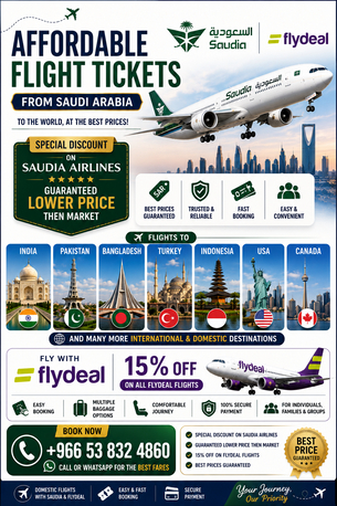 Jeddah, Tickets, SAR 1,  Guaranteed Cheap Air Tickets To Pakistan, India, Bangladesh And More
