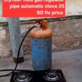 BHD 25,  Clynder Gas Almost Full Regulator Pipe Automatic Stove 25 Bd Msg 3670 8372 Wts Ap