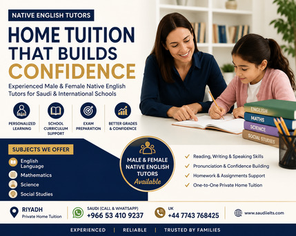 Riyadh, Lessons Offered, Native Male & Female English Tutors | Riyadh
