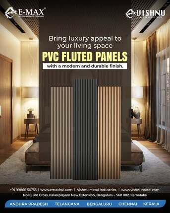 Bangalore, Construction, Premium PVC Fluted Panel In Bangalore &ndash; Stylish Wall Solutions