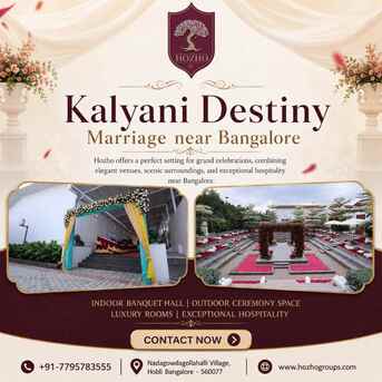 Bangalore, Event Planning, Kalyani Destiny Marriage Near Bangalore