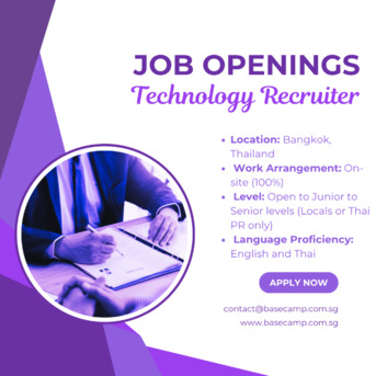 Bangkok, Jobs, Hiring Technology Recruiter In Bangkok, Thailand - Base Camp Recruitment